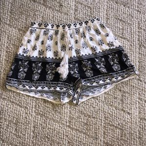 Printed Flowy Shorts